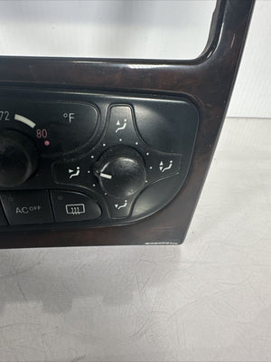 2001-2005 Mercedes-Benz C240 dual zone A/C Auto climate control w wood bezel OEM