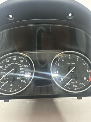 07-10 Bmw E90 E92 E93 335I Cluster Speedometer Instrument Gauge 9166858