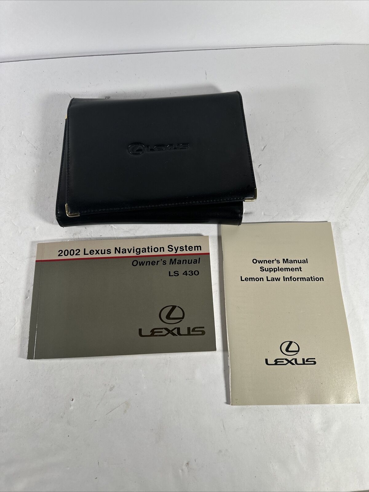 2002 Lexus LS430 LS 430 Navigation System Owners Manual Set OEM