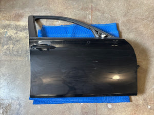 12-18 BMW F30 320i Sedan Front Right Passenger Side Door Shell Black OEM