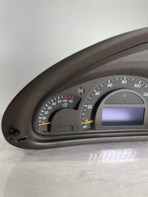 2003 MERCEDES BENZ C240 INSTRUMENT CLUSTER SPEEDOMETER