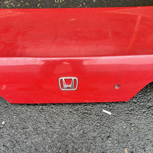 1997-2001 Honda Prelude OEM Rear Back Trunk Lid Hatch Tailgate Cover Red