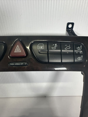 2001-2005 Mercedes-Benz C240 dual zone A/C Auto climate control w wood bezel OEM