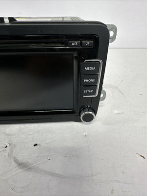 VOLKSWAGEN JETTA NAVIGATION STEREO SCREEN MONITOR OEM (2012)