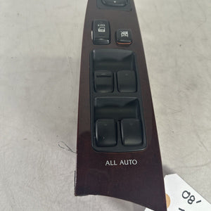 2006-2008 Lexus IS250 IS350 DRIVER LEFT FRONT MASTER WINDOW SWITCH RED WOOD OEM