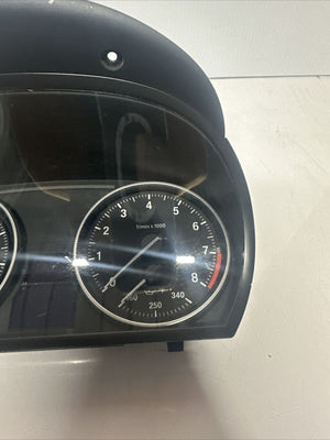 07-10 Bmw E90 E92 E93 335I Cluster Speedometer Instrument Gauge 9166858