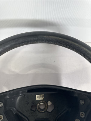 2003 Mercedes C240 4 Spoke Steering Wheel Leather Black OEM