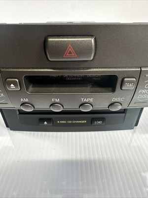 2001-2003 LEXUS LS430 DASH CENTER AM FM RADIO AUDIO PLAYER 6 CD DISC CHANGER OEM