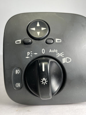 2003 MERCEDES Benz C240 01-09 C CLK CLASS HEADLIGHT MIRROR CONTROL SWITCH BLACK