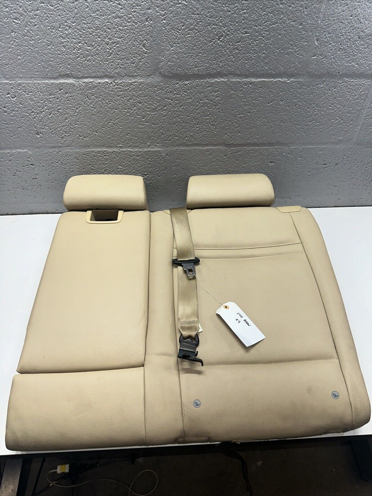 2008-2013 BMW X5 - REAR LEFT Upper SEAT Leather Backrest Cushion