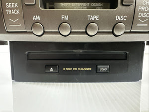 2001-2003 LEXUS LS430 DASH CENTER AM FM RADIO AUDIO PLAYER 6 CD DISC CHANGER OEM