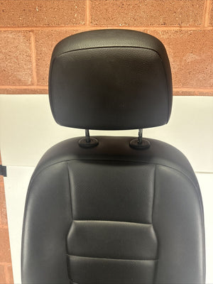 2013 MERCEDES BENZ C300 FRONT SEAT LEFT DRIVER BLACK LEATHER COMPLETE OEM