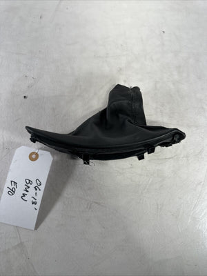 2006-2011 BMW E90 325i 328i PARKING BRAKE BOOT HANDLE COVER BLACK 7155622 OEM A1