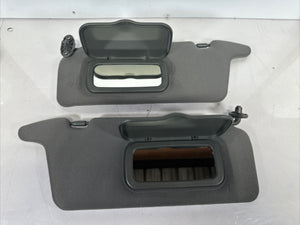 2001-2005 Honda Civic Driver & Passenger Side Sun Visor Set Pair Dark Gray