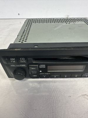 01 02 03 04 Honda Civic Radio Cd Player & Code 39101-S5P-510 M1