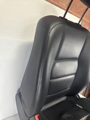 2013 MERCEDES BENZ C300 FRONT SEAT LEFT DRIVER BLACK LEATHER COMPLETE OEM