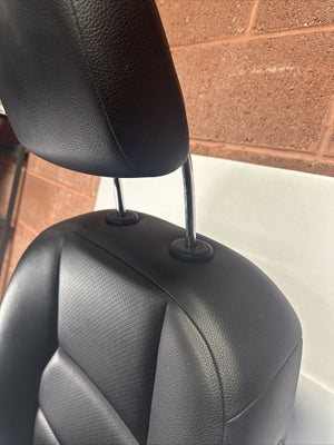 2013 MERCEDES BENZ C300 FRONT SEAT LEFT DRIVER BLACK LEATHER COMPLETE OEM