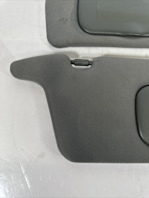 2001-2005 Honda Civic Driver & Passenger Side Sun Visor Set Pair Dark Gray