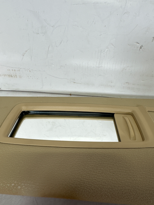 2011-2013 BMW X5 Passenger Right Side Sun Visor (Tan) OEM 51-16-7-278-575